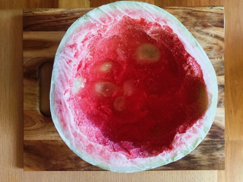 Frozen Watermelon Bowl