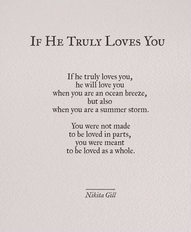 If he loves you Nikkita Gill If he loves you Nikkita Gill