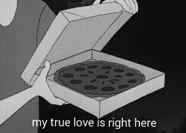 True love right here in my pizza