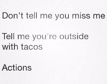 Tacos Not Romance Actions Tacos Not Romance Actions