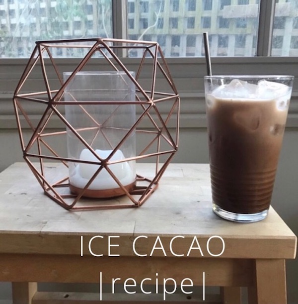 Ice Cacao Drink Recipe
